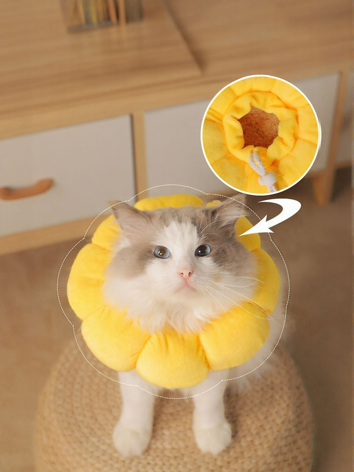 Sunflower Protective Pet Collar - FloofChonk