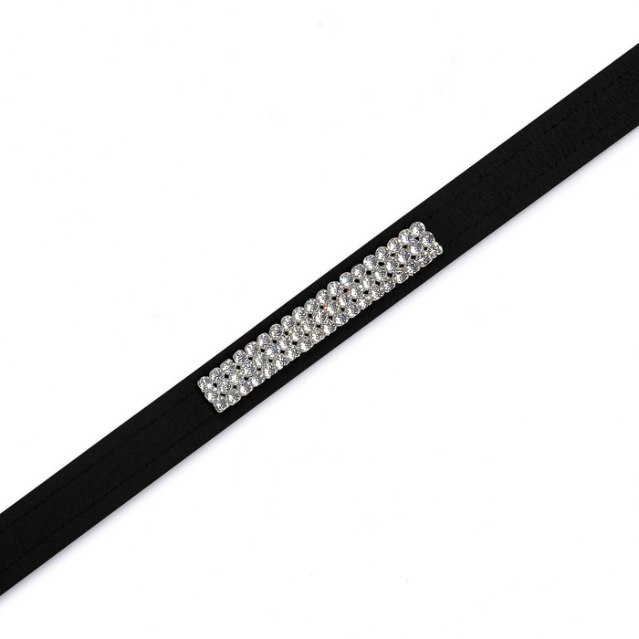 Susan Lanci Designs 3 Row Giltmore Crystals Leash