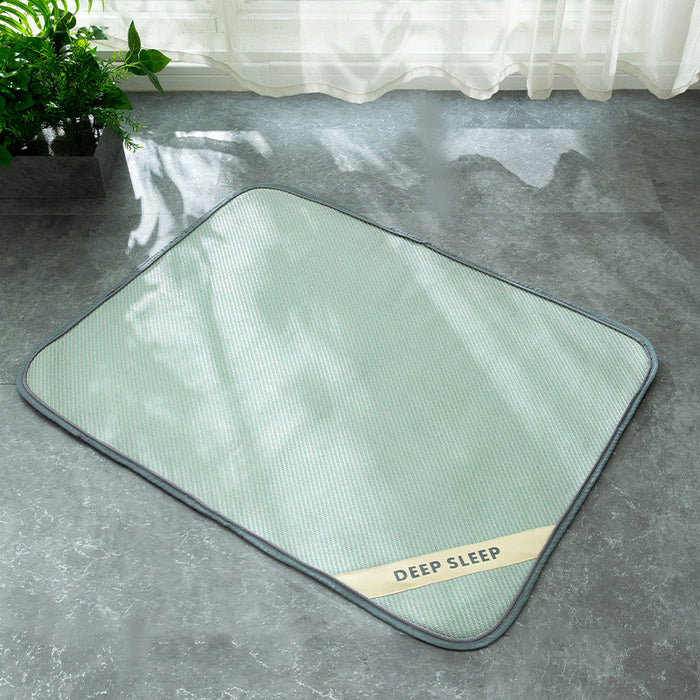 Tapis rafraîchissant pour animaux de compagnie de taille moyenne à grande, vert, L, XL