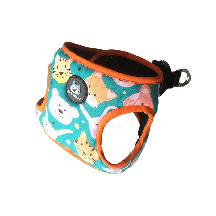 Teal Animal Print Bodysuit harness