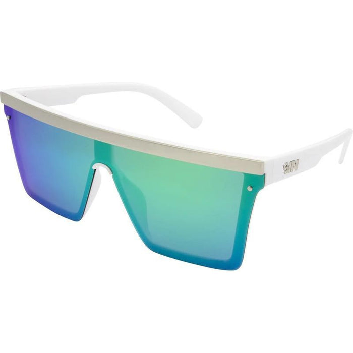 The Bar, White/Green Flash Mirror Polarised Lenses