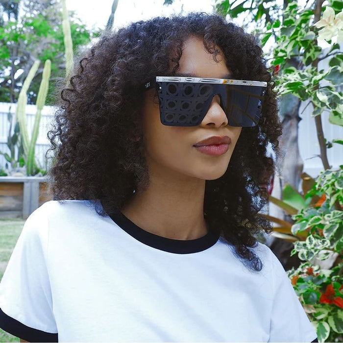 The Bar, Black and Silver/Smoke Polarised Lenses