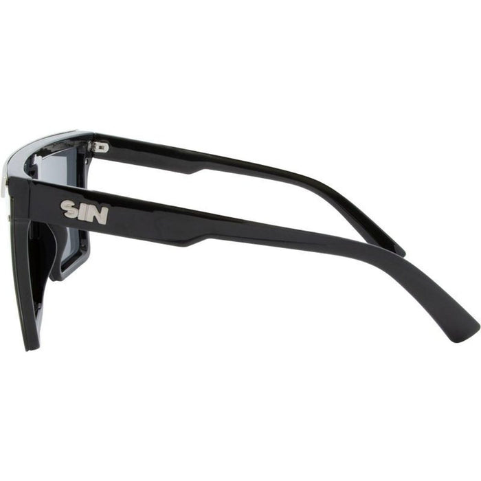 The Bar, Black and Silver/Smoke Polarised Lenses