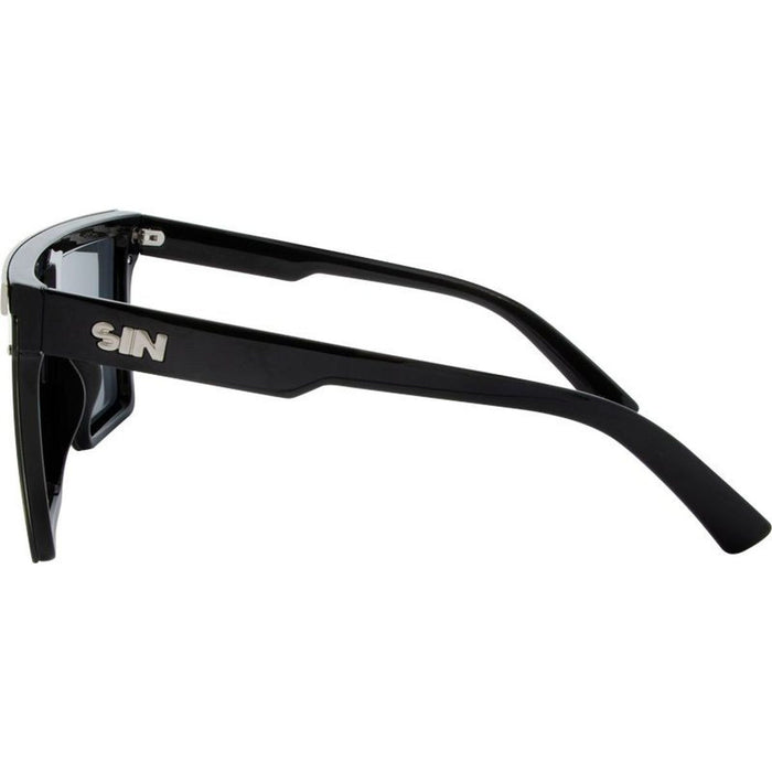The Bar, Black and Matte Silver/Smoke Polarised Lenses