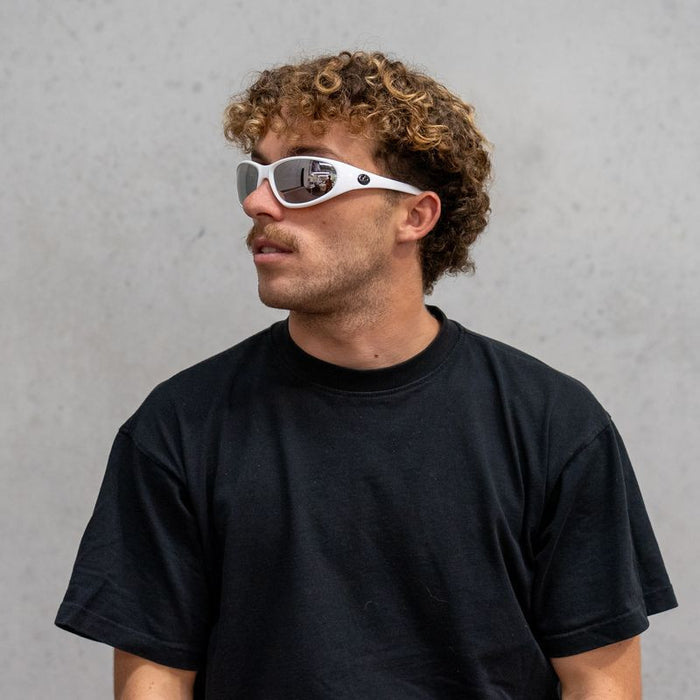 The Box 2.0, White/LL Silver Ionised Polarised Lenses