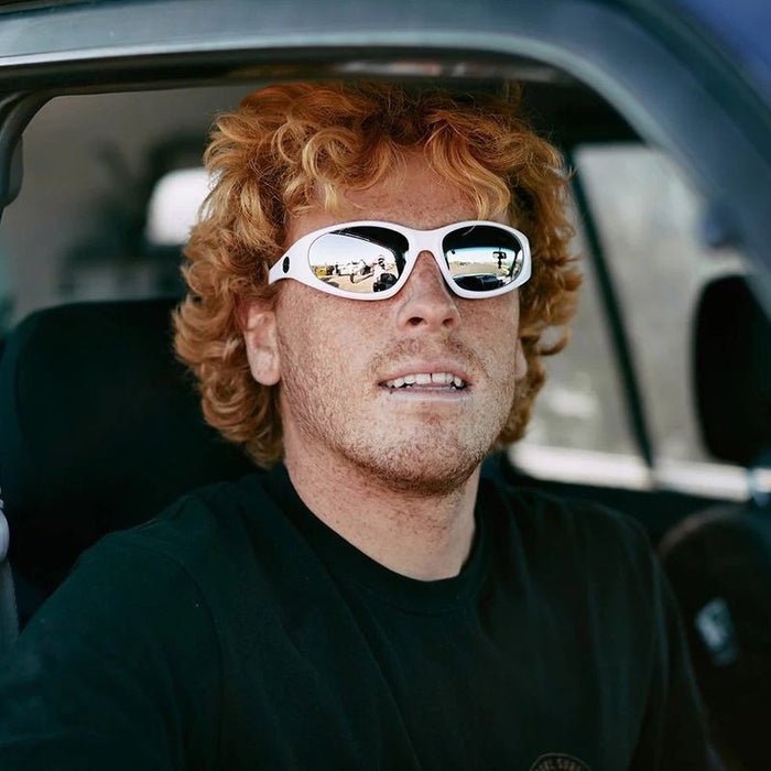 The Box 2.0, White/LL Silver Ionised Polarised Lenses