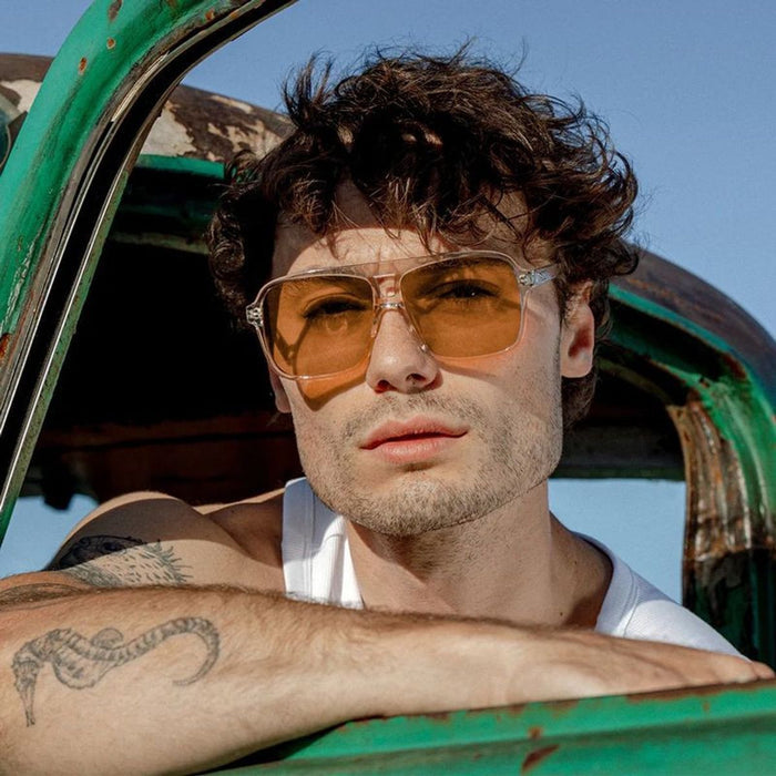 The Duke, Crystal Sand/Brown Polarised Lenses