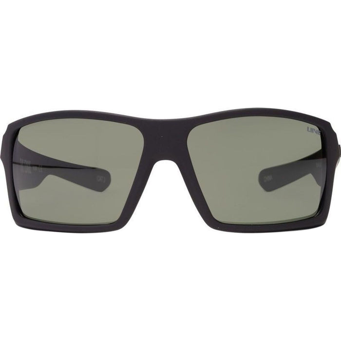 The Edge, Matt Black/Green Polarised Lenses