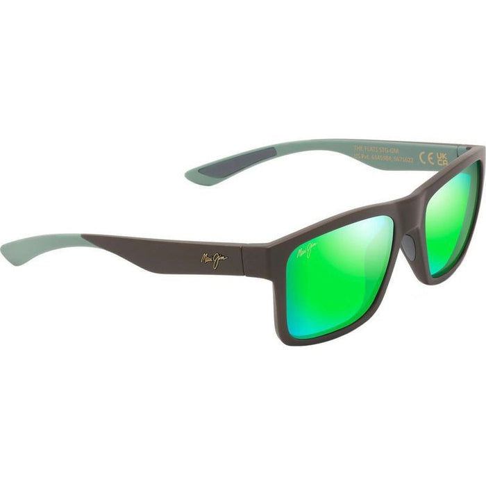 The Flats, Brown and Mint/Maui Green Glass Polarised Lenses