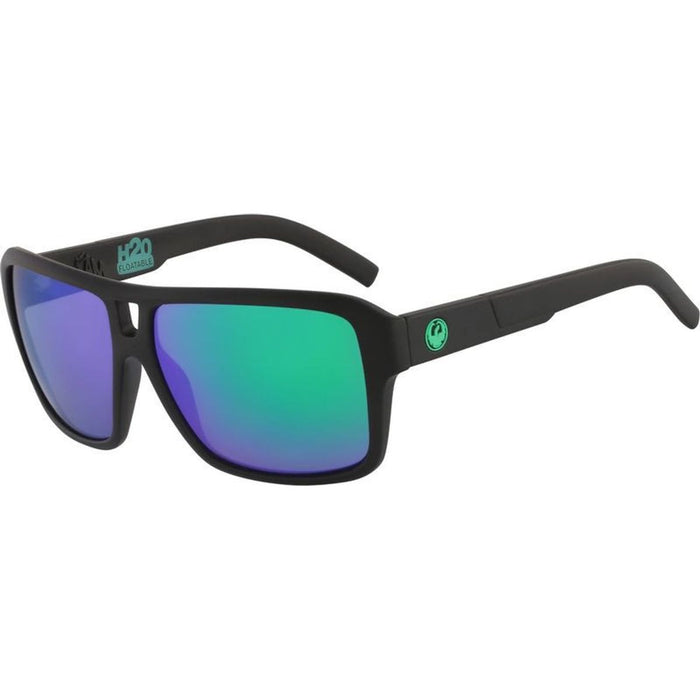 The Jam, Matte Black H20/Green Ionised LL Polarised Lenses