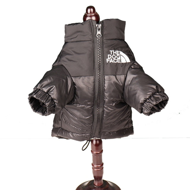 The Official Dog Face Down Puffer Coat