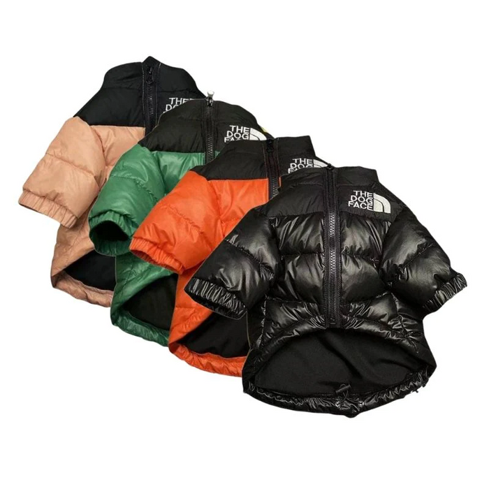 The Official Dog Face Down Puffer Coat