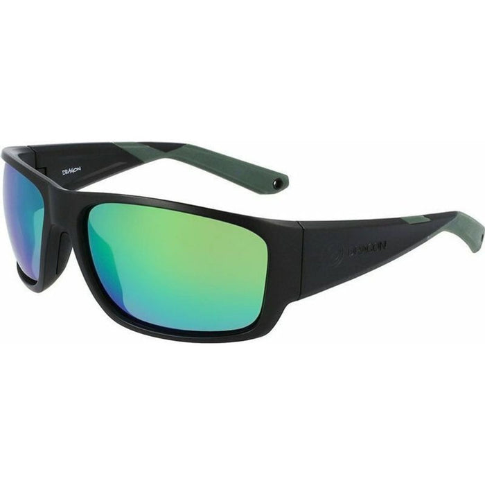 Tidal X, Matte Black H2O/Green Ionised Polarised LL Lenses