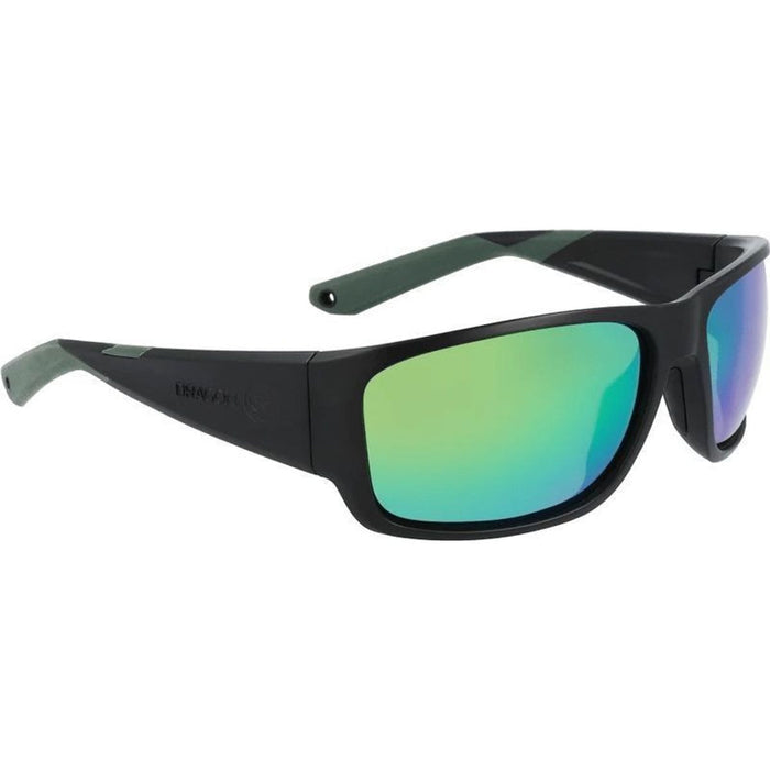 Tidal X, Matte Black H2O/Green Ionised Polarised LL Lenses