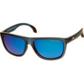 Tidal, Matte Blue Transparent/Blue Mirror Brown HDIR Polarised Glass Lenses