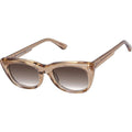 Tomahawk, Dark Champagne with Gold Metal/Brown Gradient Lenses