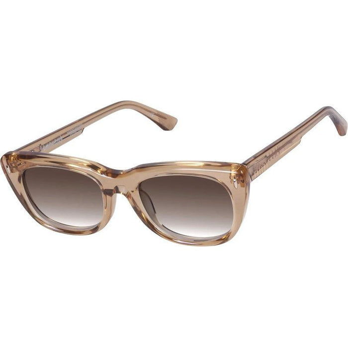 Tomahawk, Dark Champagne with Gold Metal/Brown Gradient Lenses