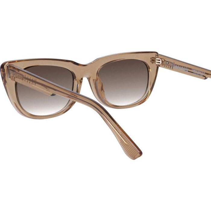 Tomahawk, Dark Champagne with Gold Metal/Brown Gradient Lenses