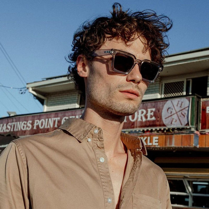 Top Shelf, Crystal Grey/Smoke Polarised Lenses