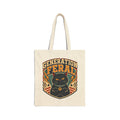 Tote Bag — "Generation Feral" Retro Cat Canvas Tote - FloofChonk