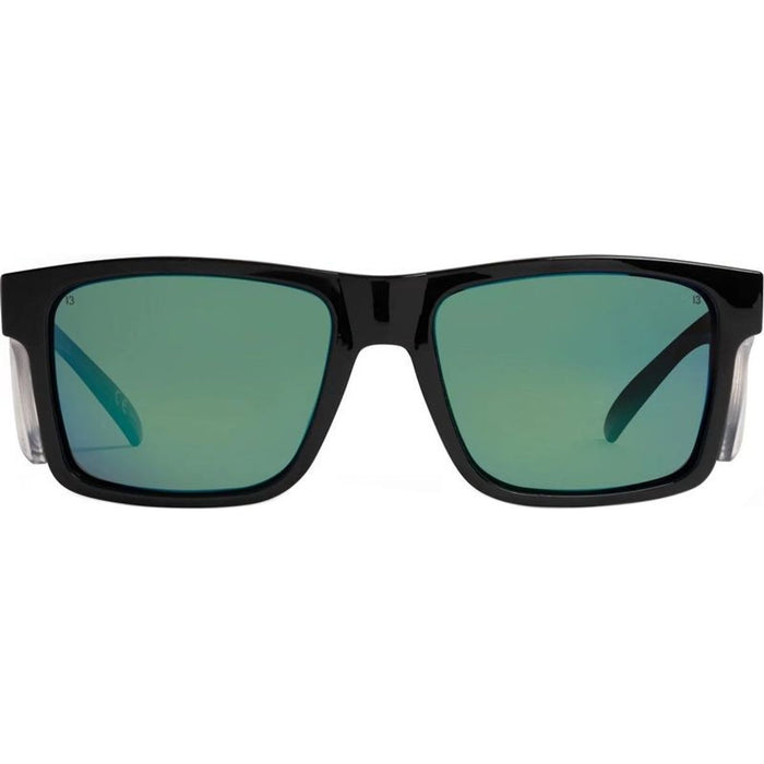Tradie X Safety, Black/Green Mirror Polarised Lenses