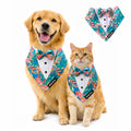 Tropicana Print Tuxedo Bandana