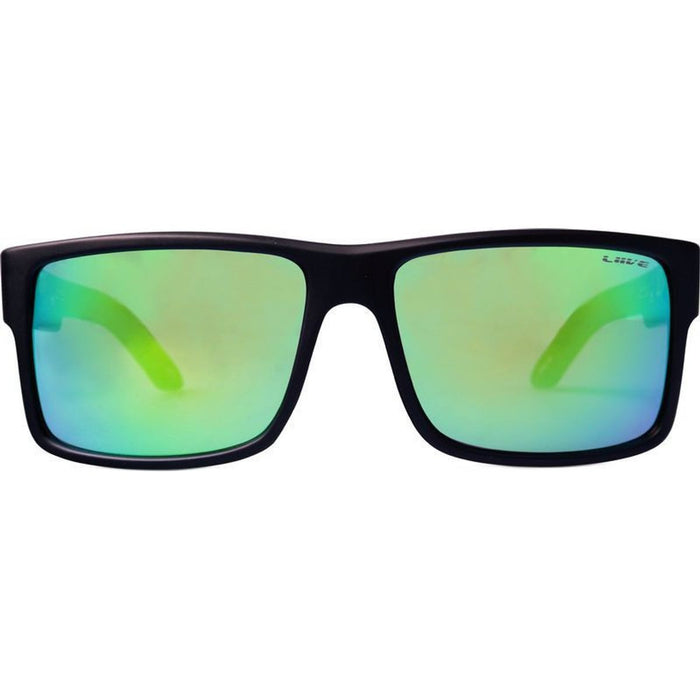 Truth, Matt Black/Blue Green Revo Mirror Lenses
