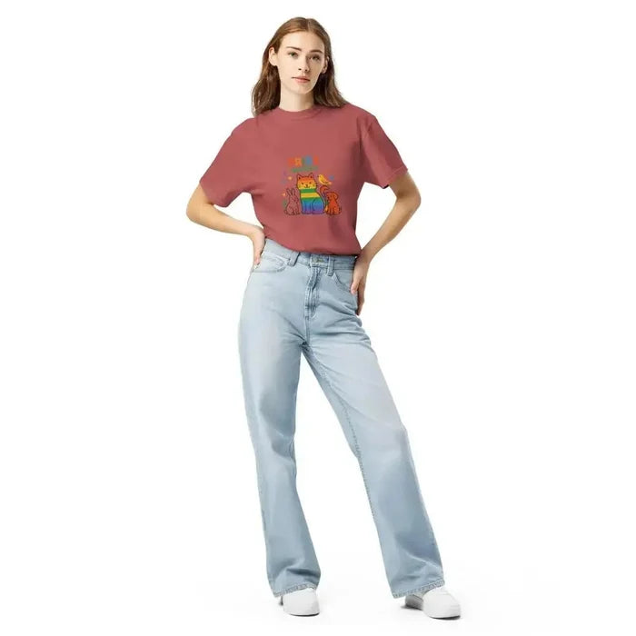 Unisex garment - dyed heavyweight t-shirt - FloofChonk