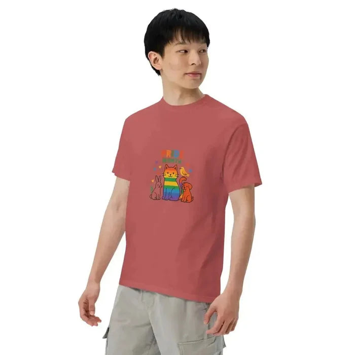 Unisex garment - dyed heavyweight t-shirt - FloofChonk