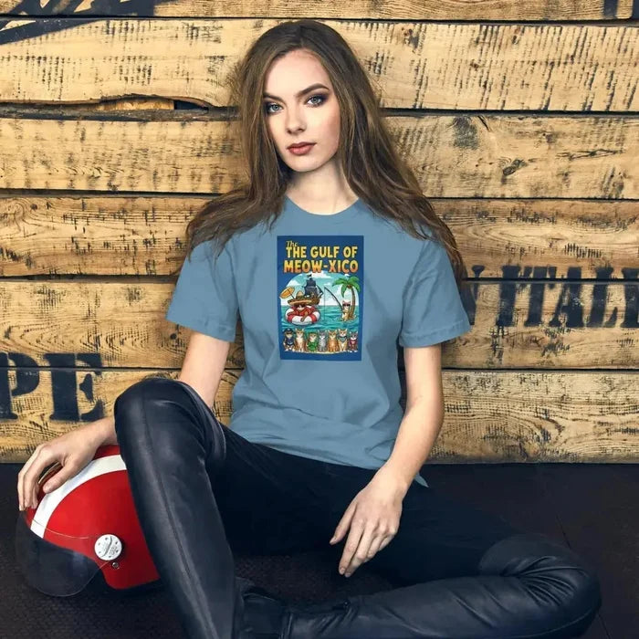 Unisex Gulf of Meow - xico T-shirt - FloofChonk