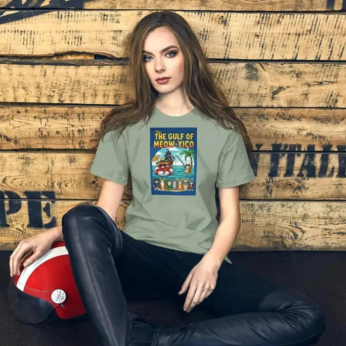 Unisex Gulf of Meow - xico T-shirt - FloofChonk