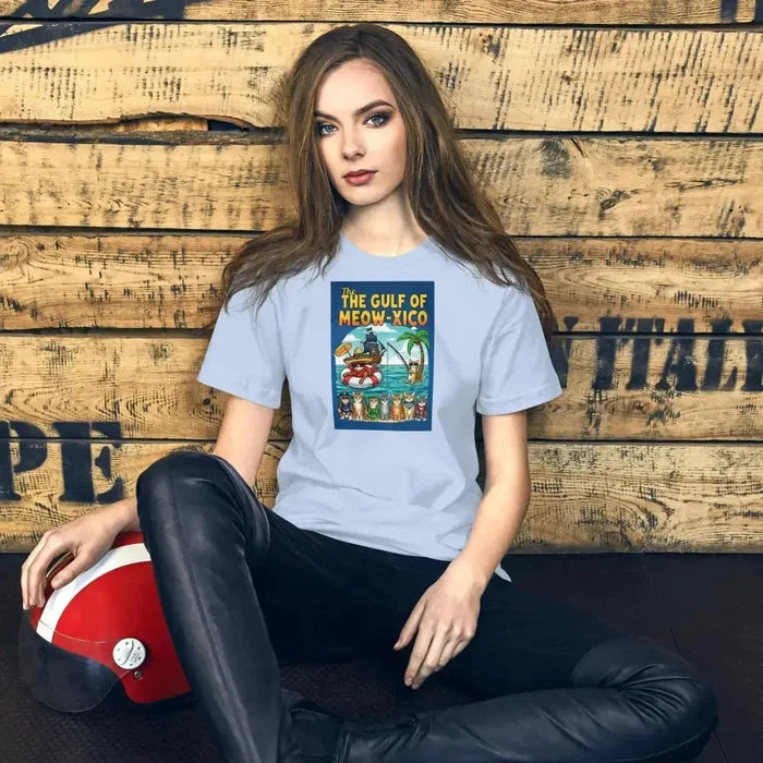 Unisex Gulf of Meow - xico T-shirt - FloofChonk