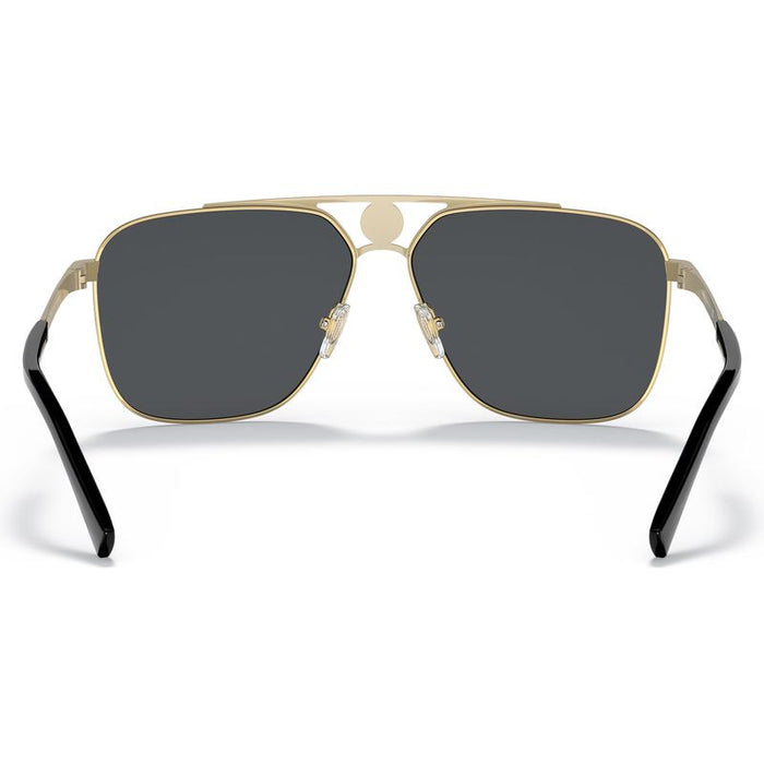 VE2238, Gold and Matte Black/Dark Grey Lenses