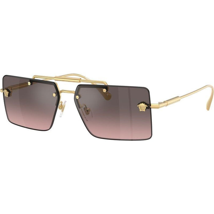 VE2245, Gold/Pink Grey Silver Flash Mirror Gradient Lenses