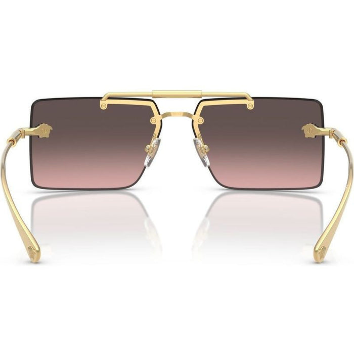 VE2245, Gold/Pink Grey Silver Flash Mirror Gradient Lenses
