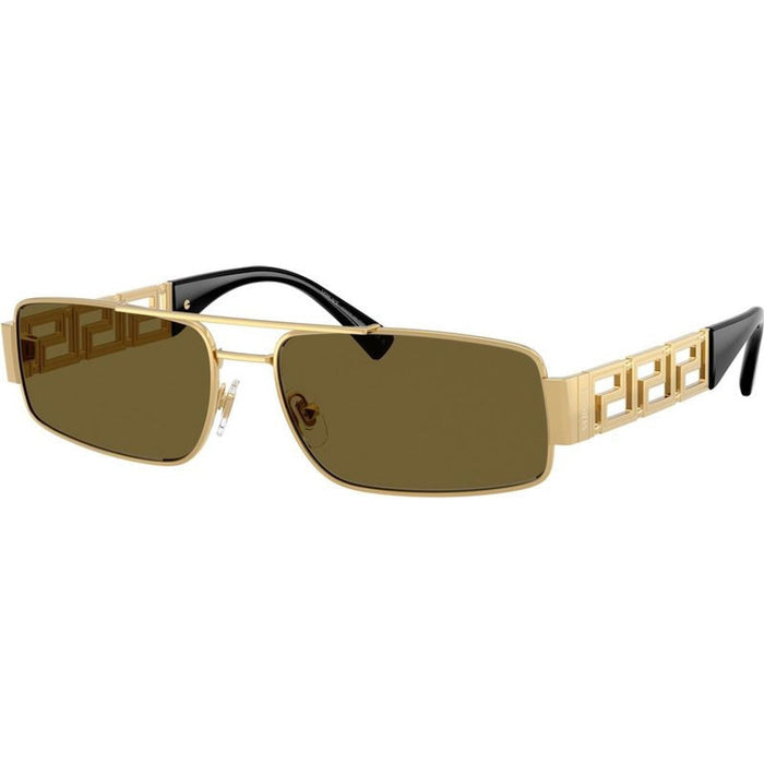 VE2257, Gold/Dark Brown Lenses