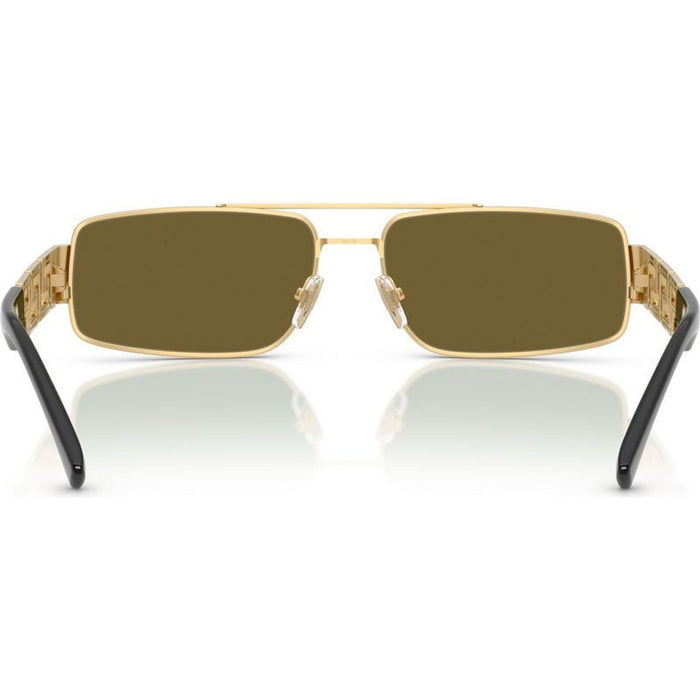 VE2257, Gold/Dark Brown Lenses