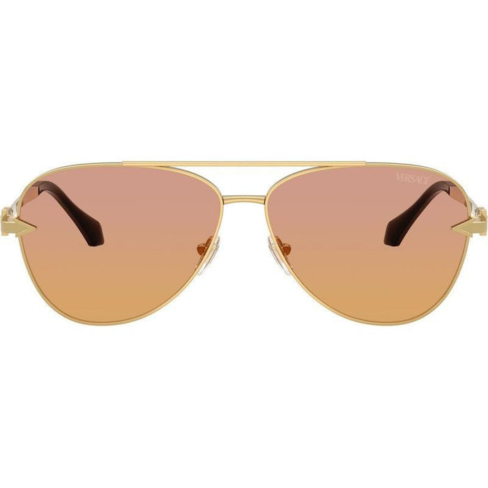VE2283, Gold/Dark Pink Orange Gradient Lenses