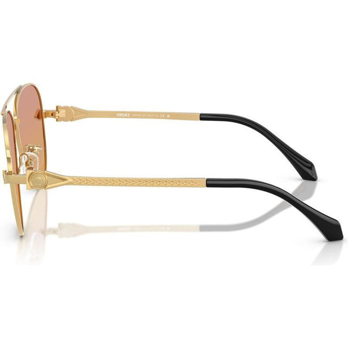 VE2283, Gold/Dark Pink Orange Gradient Lenses