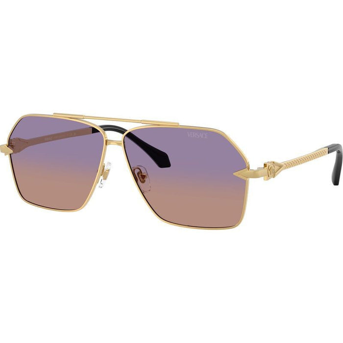 VE2284, Gold/Violet Orange Gradient Lenses