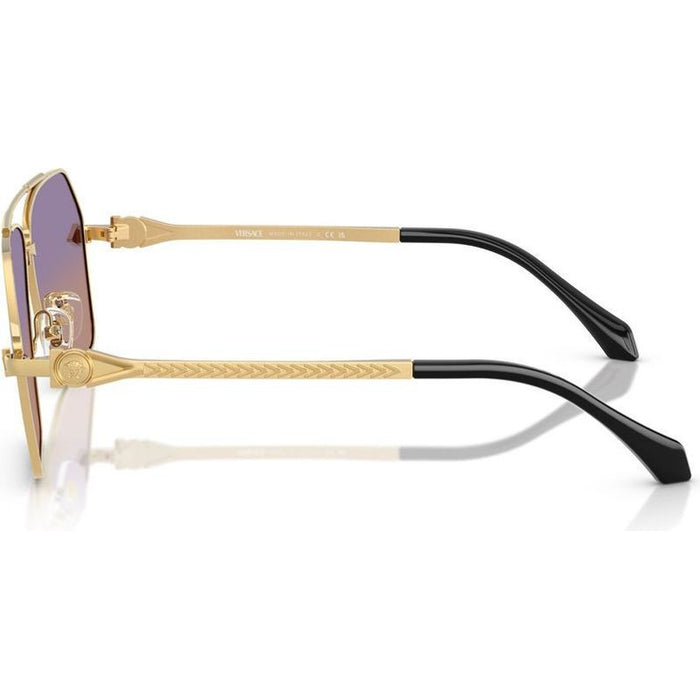VE2284, Gold/Violet Orange Gradient Lenses