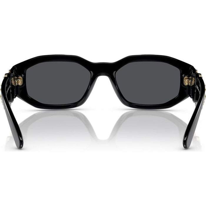 VE4361, Black and Gold Studs/Dark Grey Lenses
