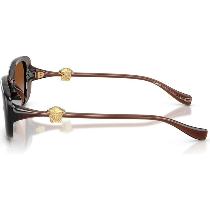VE4504D, Transparent Brown/Brown Gradient Lenses