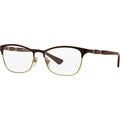 VO3987B, Top Bordeaux and Pale Gold/Clear Lenses