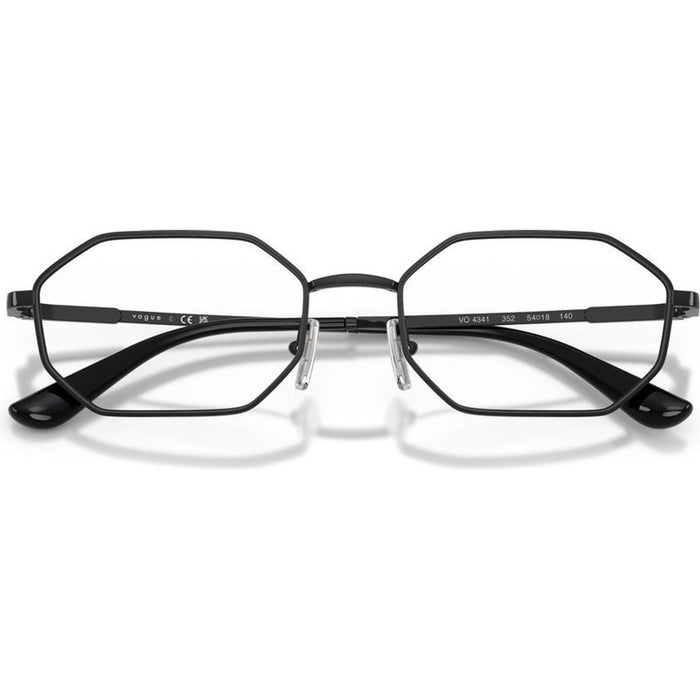 VO4341, Black/Clear Lenses 54 Eye Size