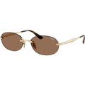 VO4342S, Pale Gold/Dark Brown Lenses