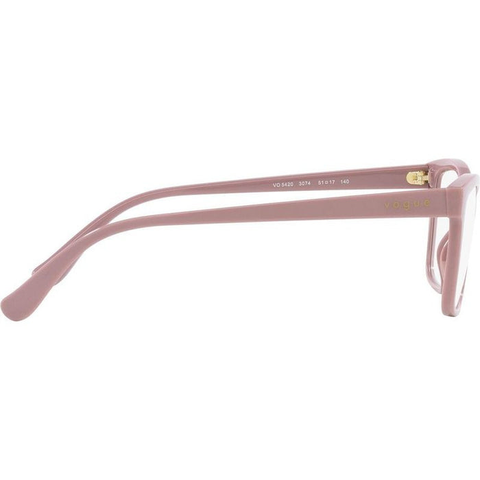 VO5420, Antique Pink/Clear Lenses 53 Eye Size