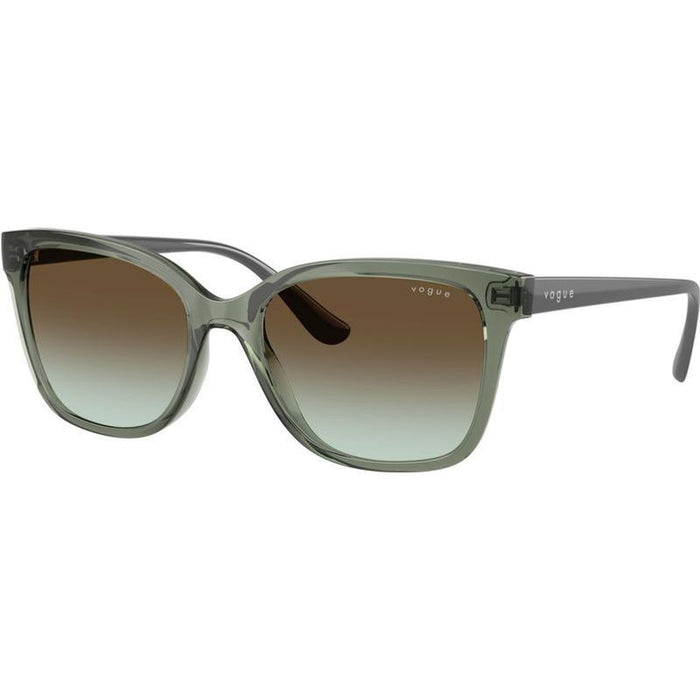 VO5426S, Transparent Mallard Green/Green Brown Gradient Lenses
