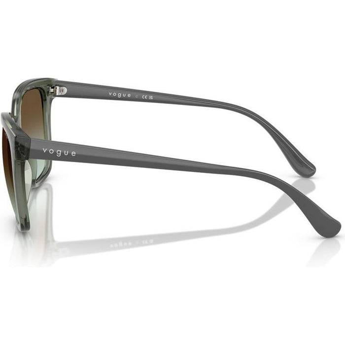 VO5426S, Transparent Mallard Green/Green Brown Gradient Lenses