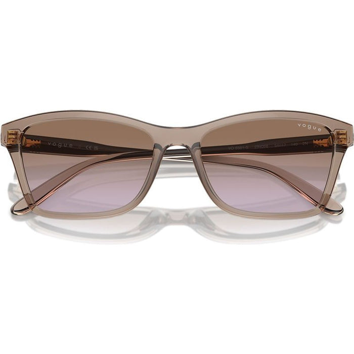 VO5551S, Transparent Brown/Brown Violet Gradient Lenses